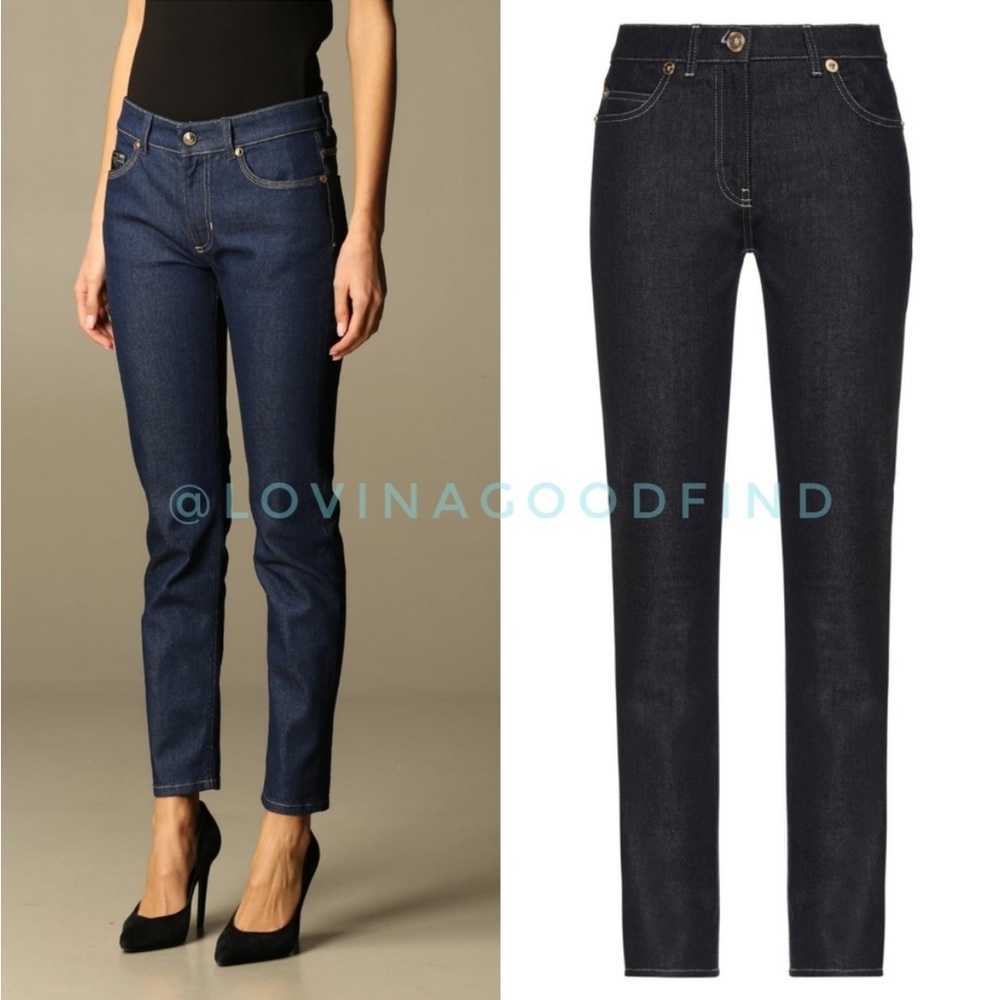Versace Dark Wash Straight Leg Denim Jeans NWT sz 27